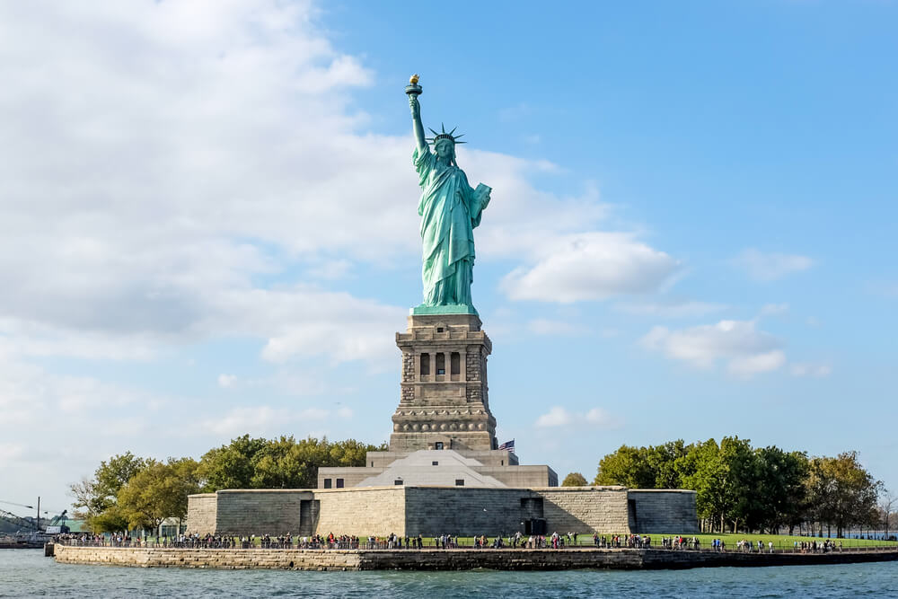 تمثال الحرية. صورة شترستوك