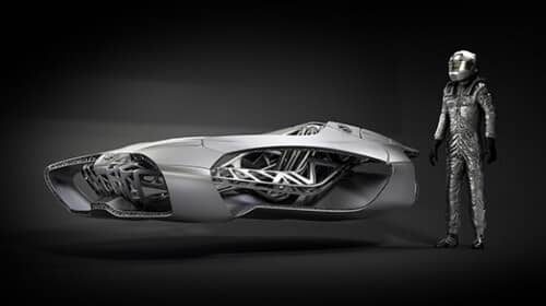 A car skeleton based on the turtle shell. EDAG PR photo