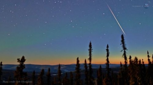 Meteors. Photo: NASA website