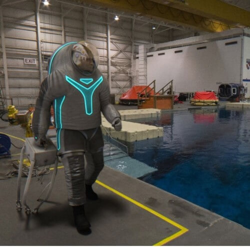 NASA's Z-2 suit will incorporate the so-called "technology" design that the public voted for. Image: NASA