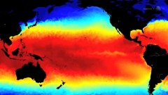 תנאים מבשרי אל ניניו באוקיאנוס השקט. מתוך סרטון של נאס"א