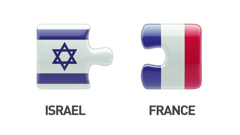 العلاقات الإسرائيلية الفرنسية. الرسم التوضيحي: شترستوك