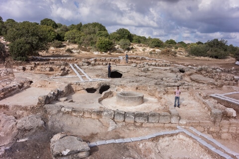 Airy of the complex. Photo credit: 'Griffin Aerial Photography' company, courtesy of the Antiquities Authority