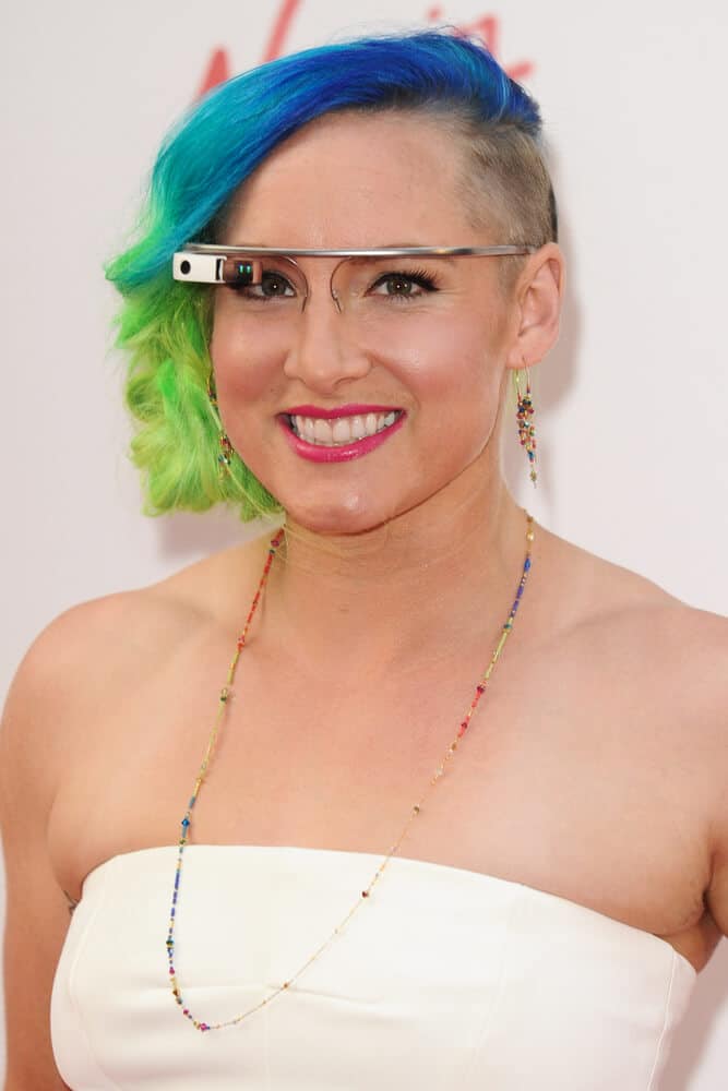 Tennis player Bethanie Mattek-Sands appeared wearing Google glasses at a party during Wimbledon 2013. Featureflash / Shutterstock.com