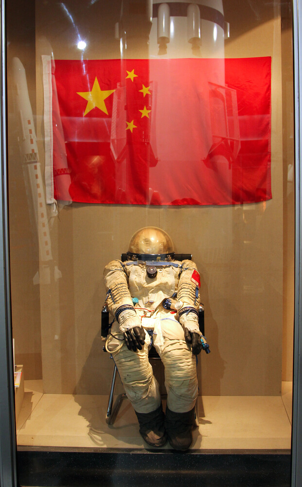 A spacesuit in a museum in Inner Mongolia, China. Photo: Katoosha / Shutterstock.com