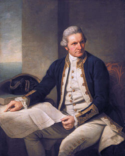 Captain James Cook. From Wikipedia