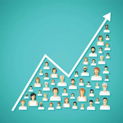 population growth. Illustration: shutterstock