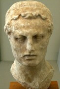 פסל של אנטיוכוס הרביעי. צילום: אוניברסיטת חיפה