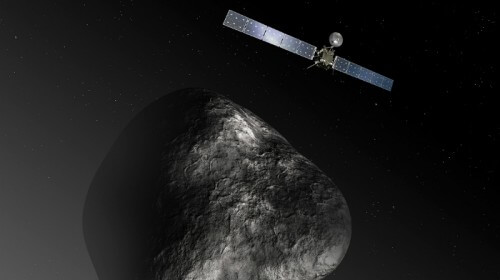 Just the beginning of the road to knowing the solar system. The Rosetta spacecraft near the comet. Image: European Space Agency, ESA