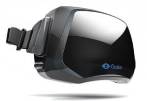 Oculus virtual reality helmet. PR photo