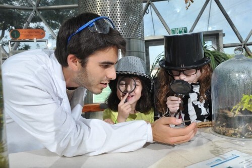 Winter 2015 activities at the Charles Claure Science Garden in Rehovot. Photo: Public Relations