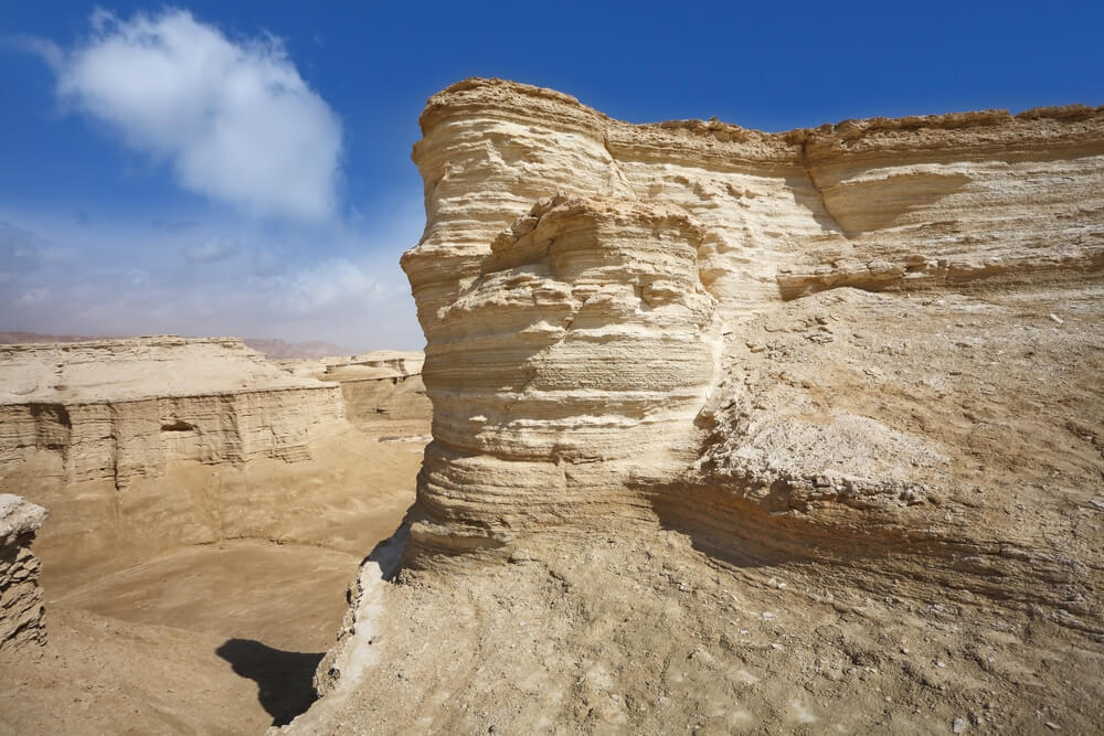 A cliff near the Dead Sea. Photo: shutterstock