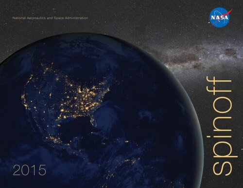 The cover of NASA's Spinoff 2015 book