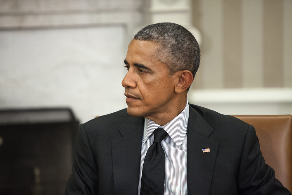 נשיא ארה"ב ברק אובמה, צילום מדצמבר 2014. צילום: Mykhaylo Palinchak / Shutterstock.com