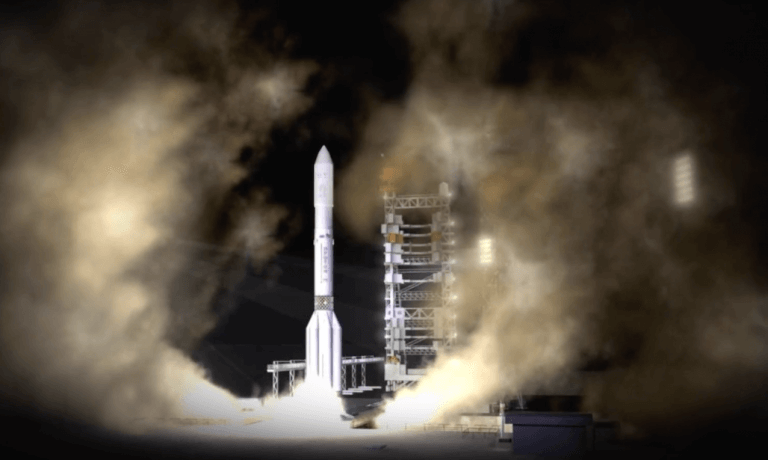 منصة الإطلاق Proton Breeze M، والتي ستطلق قمرين صناعيين للخدمة الفضائية الفعالة في عام 2020. المصدر: العلاقات العامة.