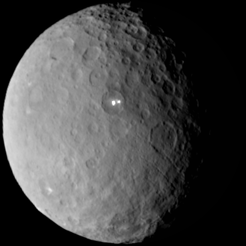 يدور الكوكب القزم كيريس حول محوره. يتكون هذا الفيديو بفاصل زمني من صور التقطتها المركبة الفضائية DAWN المقتربة: NASA/JPL-Caltech/UCLA/MPS/DLR/IDA