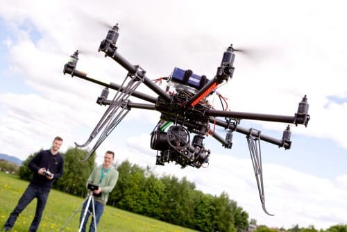 A plane without a pilot - UAV. Photo: shutterstock