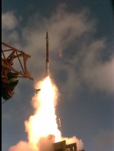 Test of the 'Magic Wand' missile defense system. PR photo - Spokesperson of the Ministry of Defense
