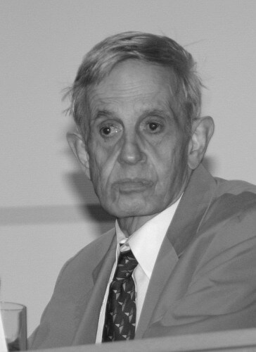 ג'ון נאש, מתמטיקאי וחתן פרס נובל לכלכלה בכנס שעסק בתורת המשחקים, קלן, 2006. מתוך ויקיפדיה