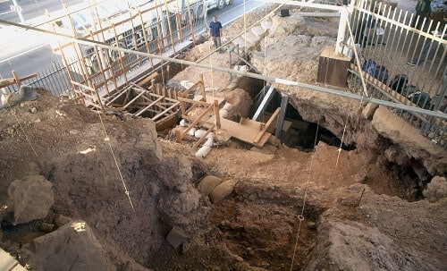 Excavation site in Kesem Cave. Photo: Tel Aviv University