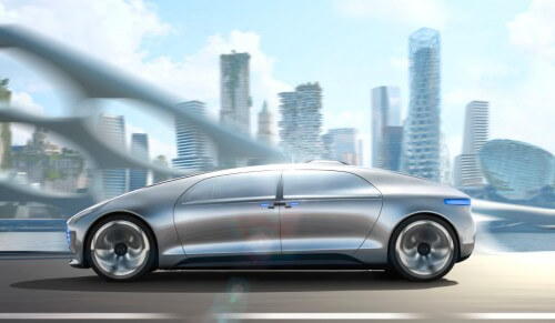 The Mercedes-Benz concept car intends to test the capabilities of autonomous driving in its luxury research car F 015 Luxury in Motion. Photo: Mercedes Benz