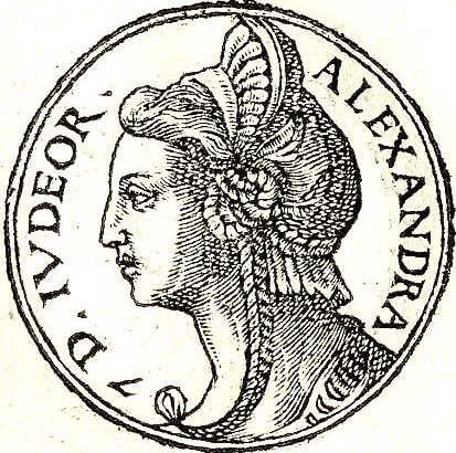 דמות המלכה שלומציון אלכסנדרה. מתוך ויקיפדיה