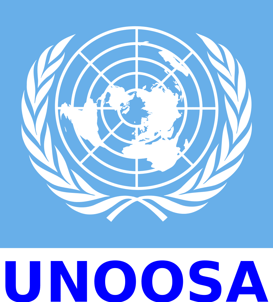 The symbol of the United Nations Office for Outer Space Affairs located in Vienna