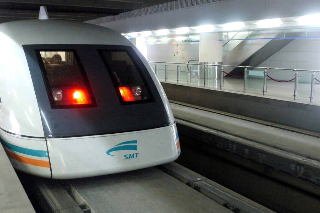 A Maglev train hovers in Shanghai. Photo-Jody-McIntyre-Flickr[1]