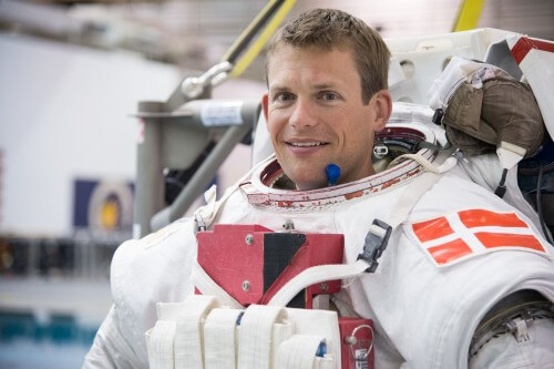 رائد الفضاء أندرياس موغيلسن. الصورة: وكالة الفضاء الأوروبية