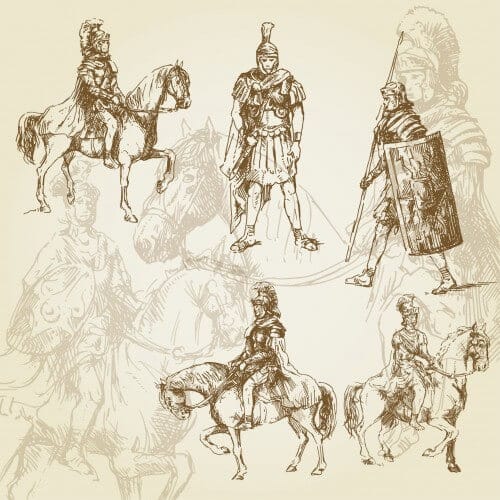 Roman soldiers. Illustration: shutterstock