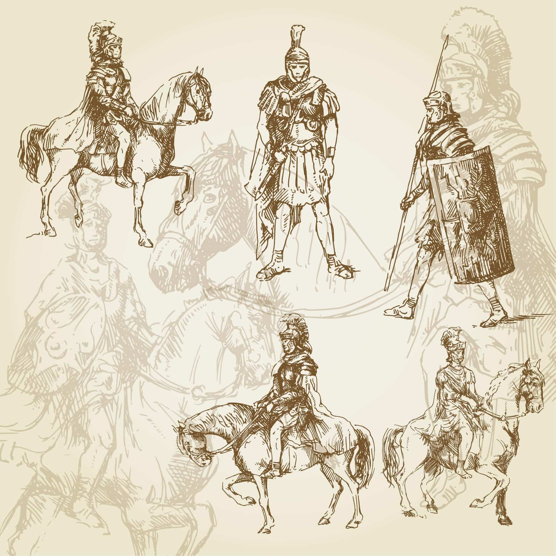 Roman soldiers. Illustration: shutterstock