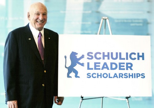 Jewish-Canadian philanthropist Seymour Shulich, establishes the Shulich Leaders Scholarship Fund