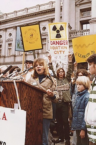 Demonstration against nuclear power in the USA, late 70s. Photo: National Archives and Records Administration