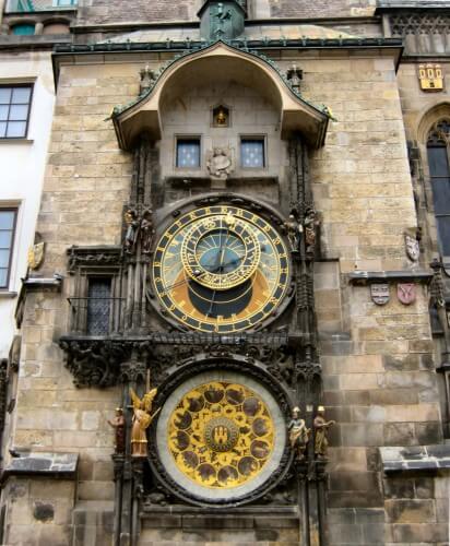 General view of the astronomical clock in Prague. From Wikipedia