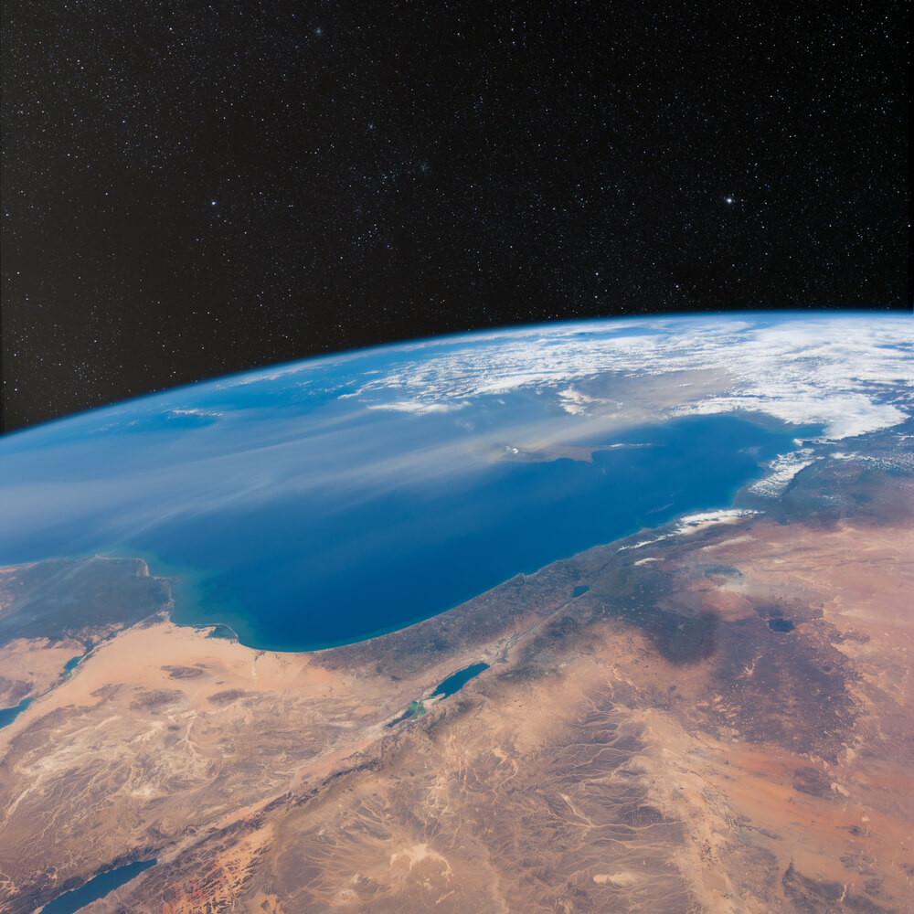Israel from space. Illustration: shutterstock