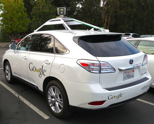 המכונית האוטונומית של גוגל. צילום: Steve Jurvetson, Wikipedia