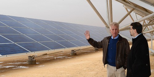 Solar panels will help reduce dependence on fossil fuels. Photo: US Embassy Tel Aviv, Flickr