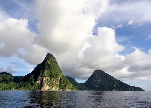Saint Lucia. By the end of the century will the island be under water? Photo: Jerry Dohnal, Flickr
