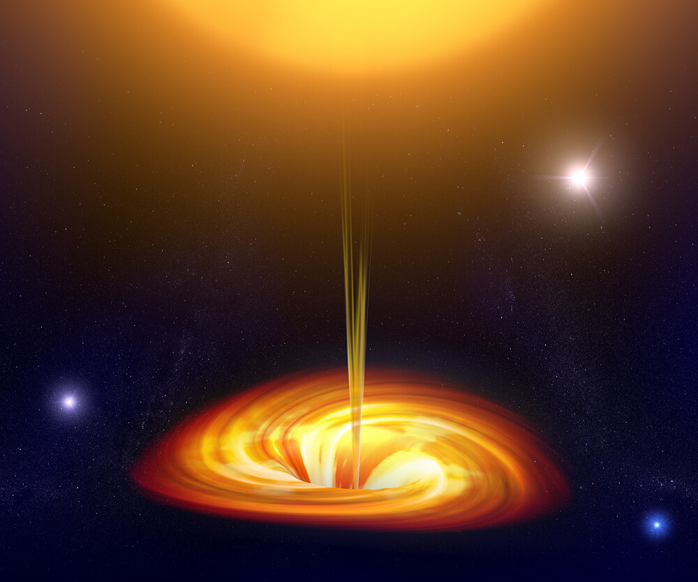 A neutron star collision that creates a supernova. Illustration: shutterstock