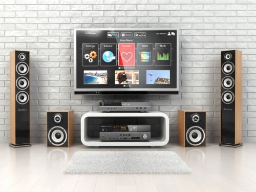 Digital home theater system. Photo: shutterstock