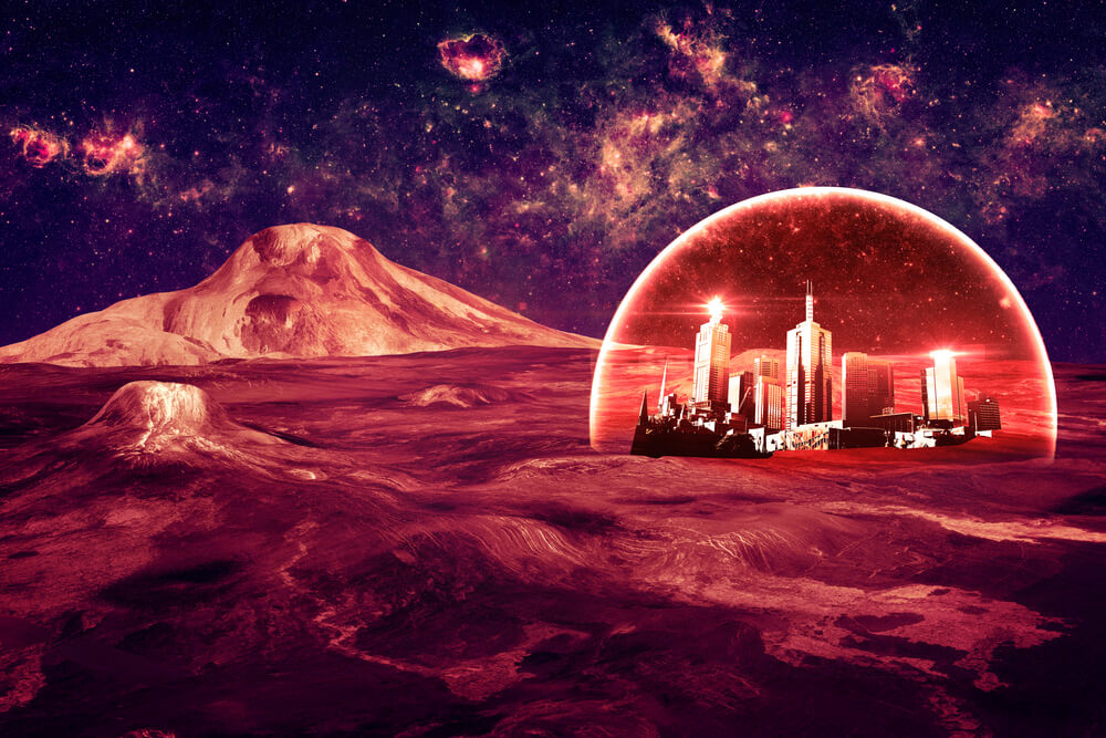 A colony on another planet. Illustration: shutterstock