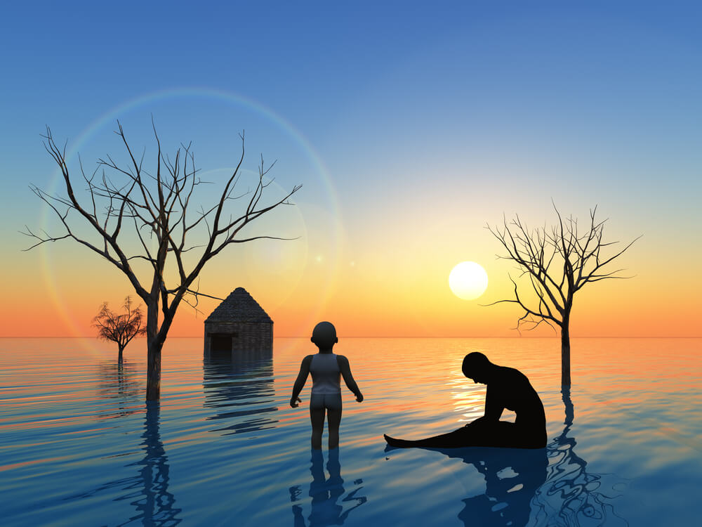 Children are dealing with climate change. Photo: shutterstock
