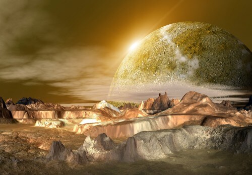 alien planet Life may be extinct before a stake is driven in. Illustration: shutterstock