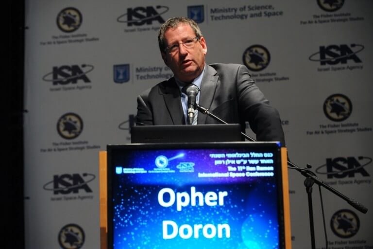 Ofer Doron, Ofer Doron, director of the aerospace industry's space plant. Photography: Chen Damari