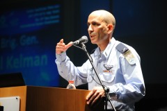 טל קלמן, ראש מטה חיל האוויר בכנס החלל 2016. צילום: חן דמארי