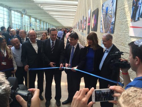 The opening ceremony of the exhibition of the 60 great scientific achievements of Israel that influenced the world, presented in Israel, 7/3/16. Photo: Avi Blizovsky