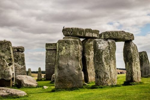 Stonehenge site in the UK. Close-up shot. Photography" shutterstock