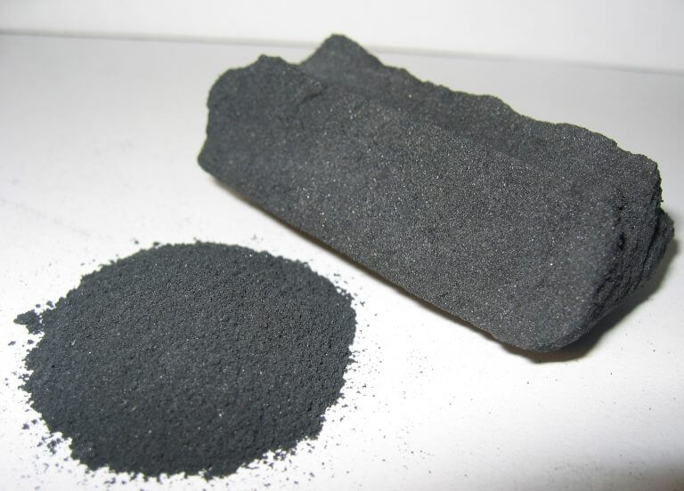 Activated carbon. Photo: from Wikipedia