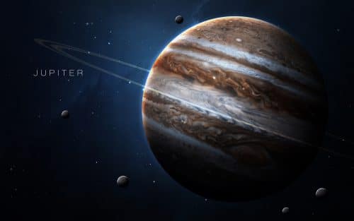 Jupiter - shutterstock rendering of an original NASA image