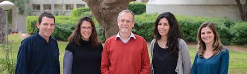 From the right: Anastasia Gaisinski-Kipnis, Dr. Yasmin Tzaror, Prof. Yaakov Klein, Dr. Ronit Goldberg and Dr. Nir Kempf. The envelope of the day